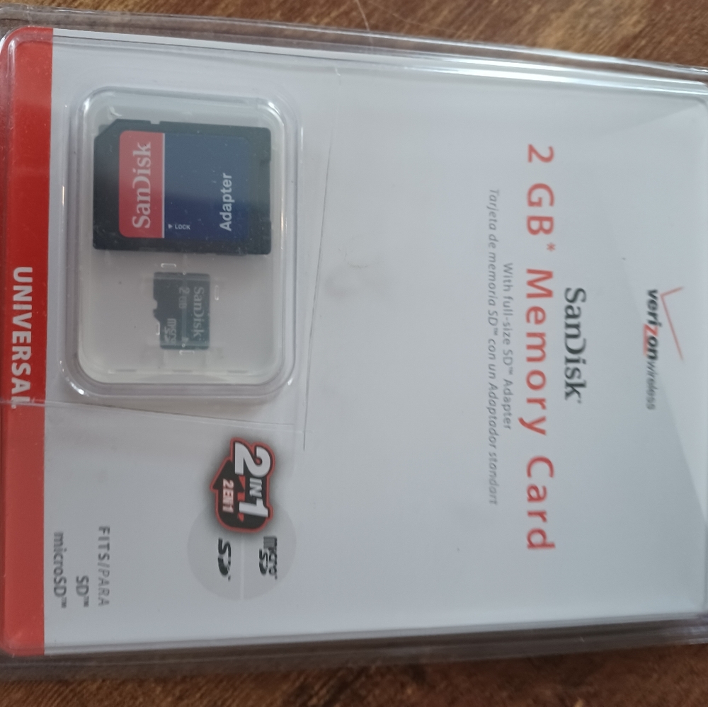 SanDisk Micro SD card 2G Memory Card
